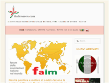 Tablet Screenshot of italienaren.com